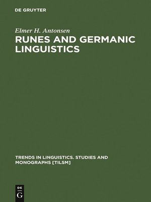 cover image of Runes and Germanic Linguistics
